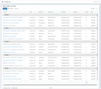 M-Files showing a CtrlTime week: a list of weeks waiting to be approved or sent, beside a calendar of time entries on customer and internal projects with a Send To Admin action