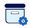 automated archiving | CtrlDocs Icon showing automated archiving with Teams documents synced directly to M‑Files.
